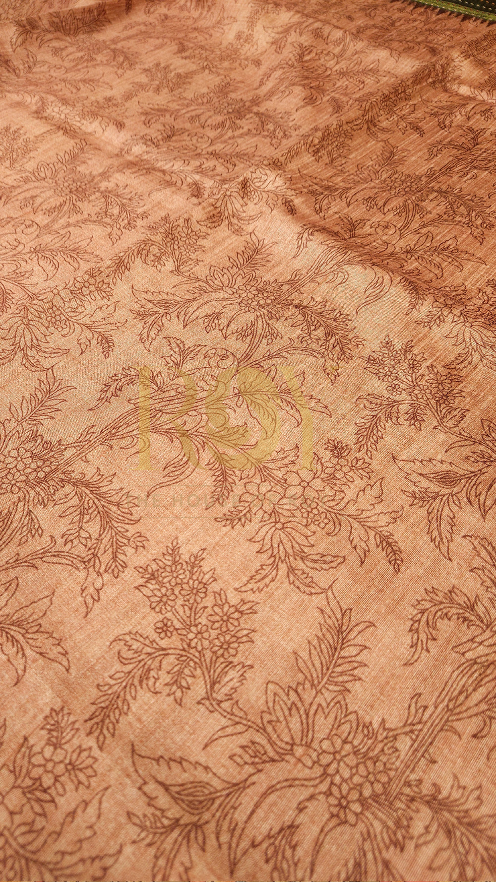 Garden Parrot Mix Raw Silk Saree