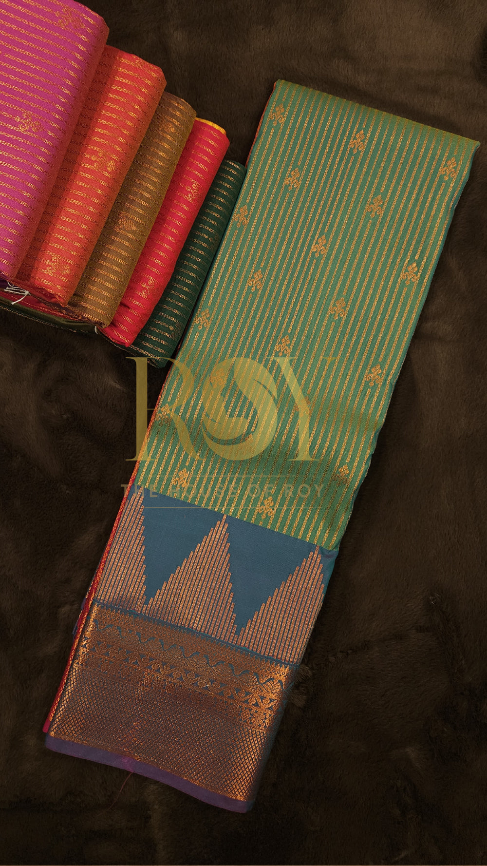 Green Mix Soft Silk Saree