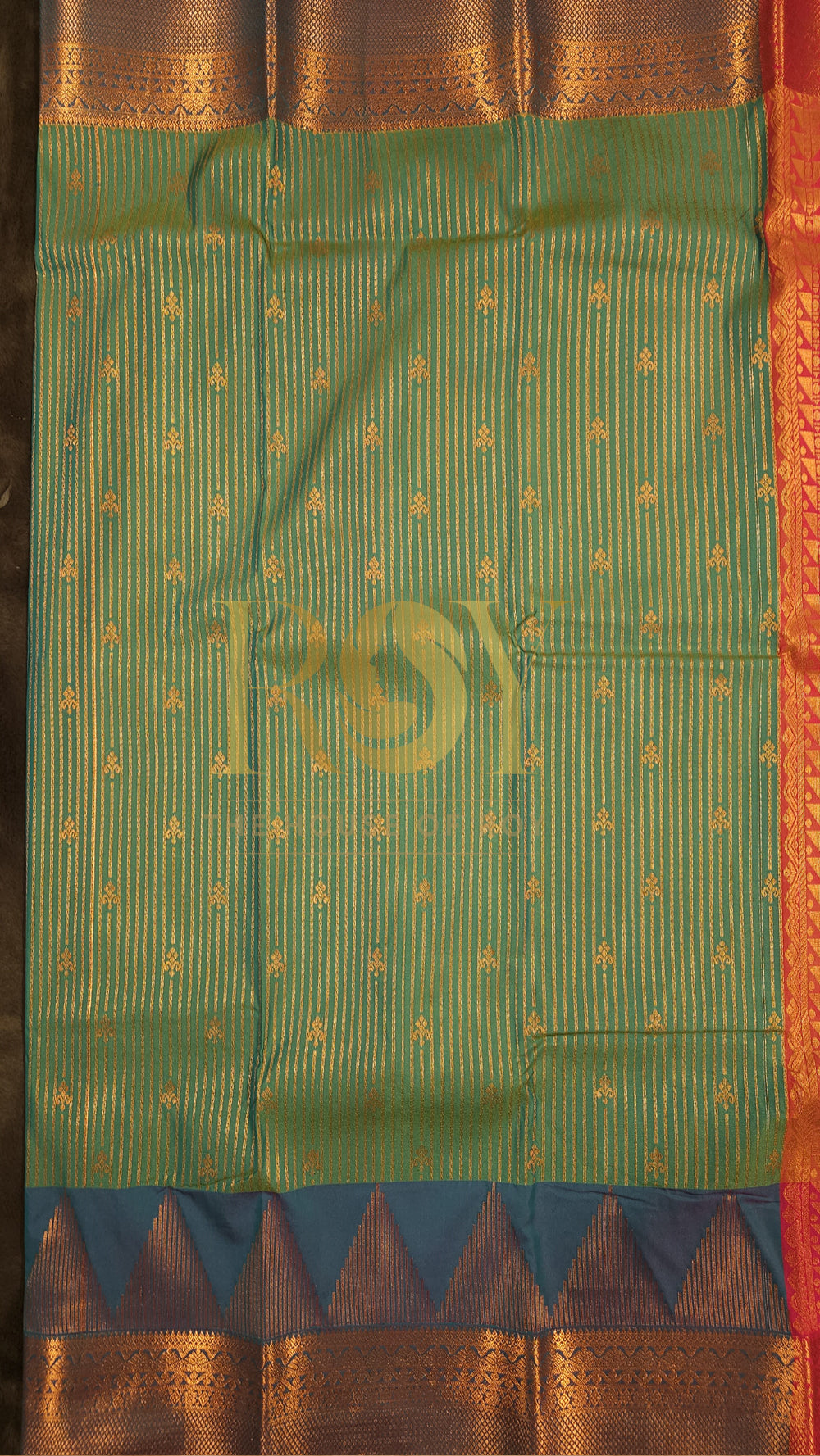 Green Mix Soft Silk Saree