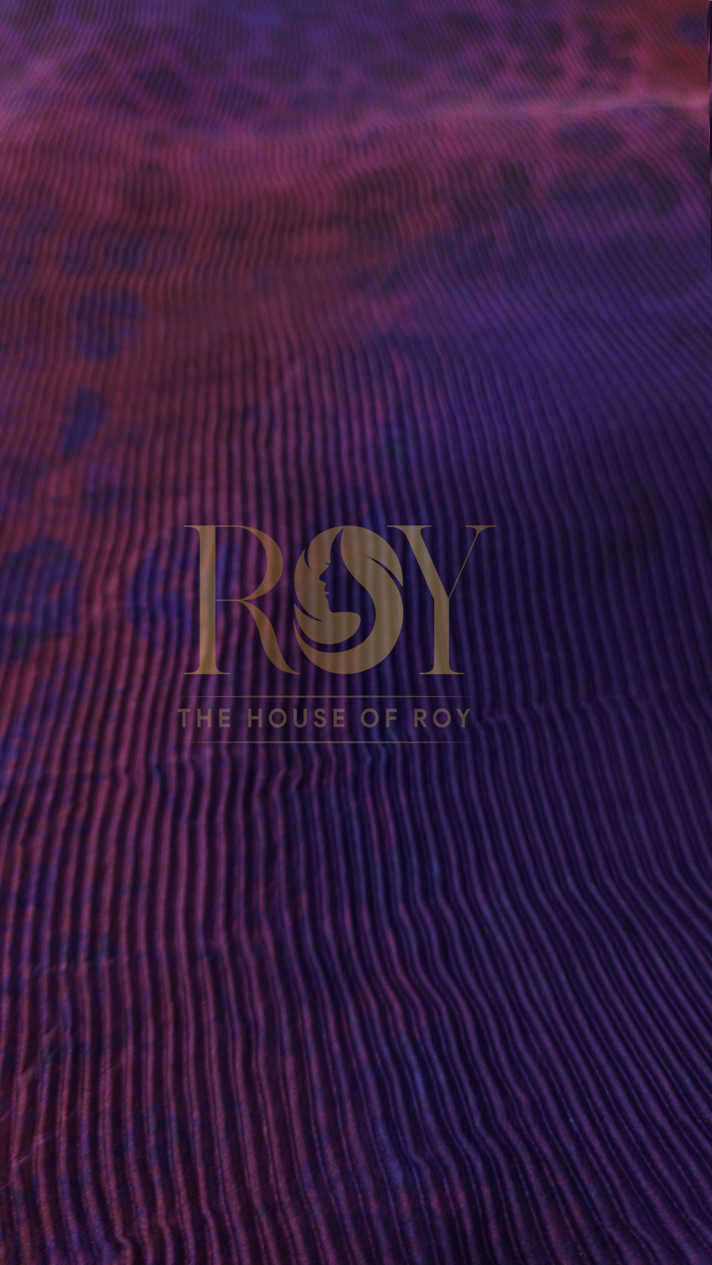 Hues of Purple Pre-Draped Designer Saree