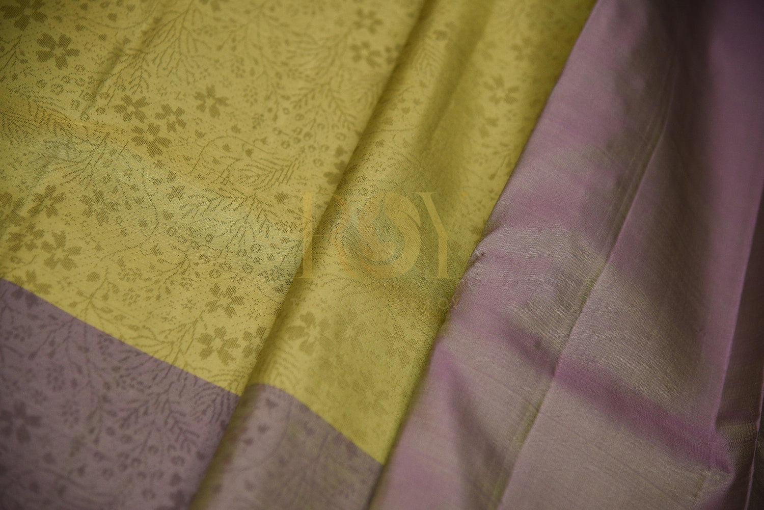 Pure Kancheepuram Silk Saree – Olive Green