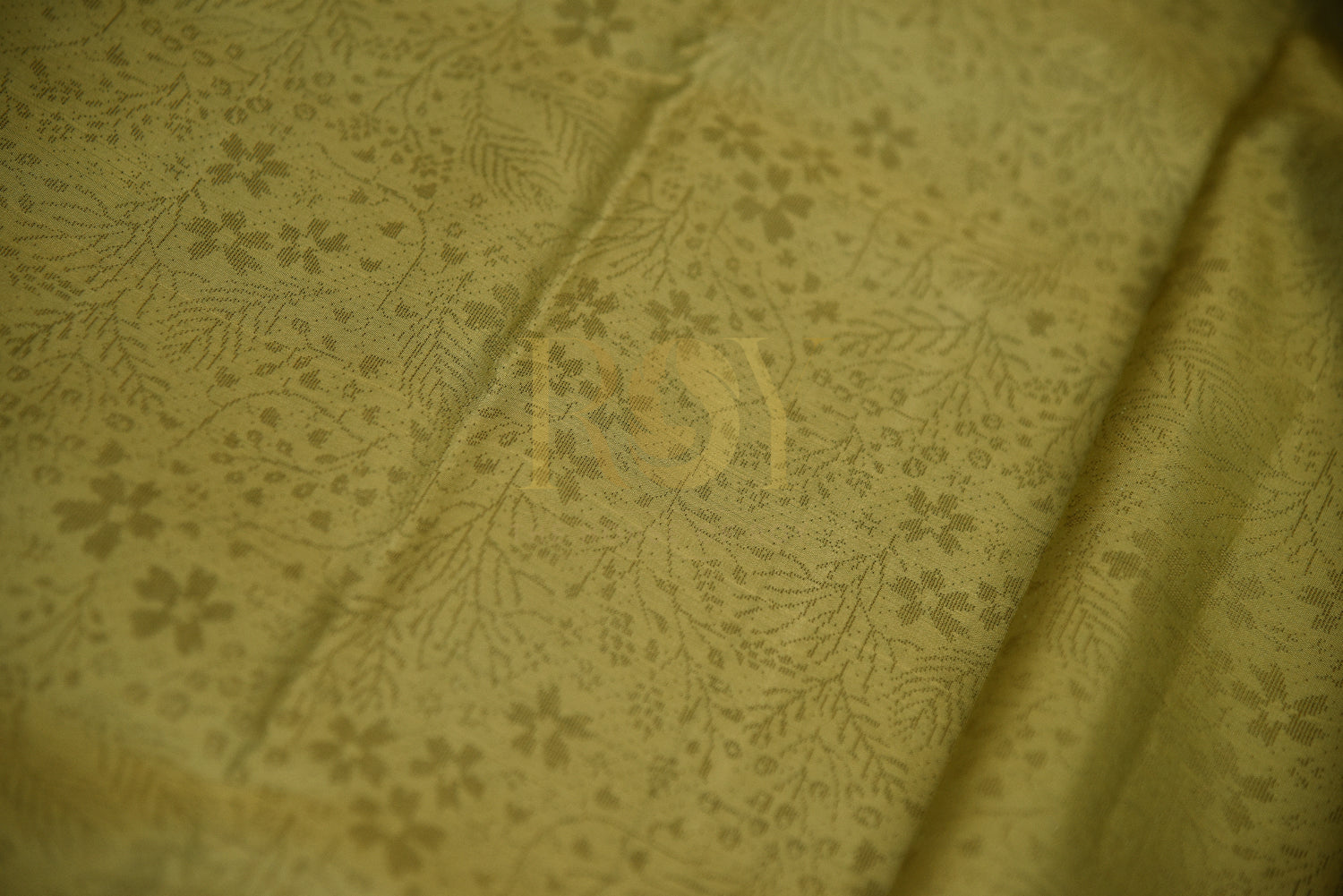 Pure Kancheepuram Silk Saree – Olive Green