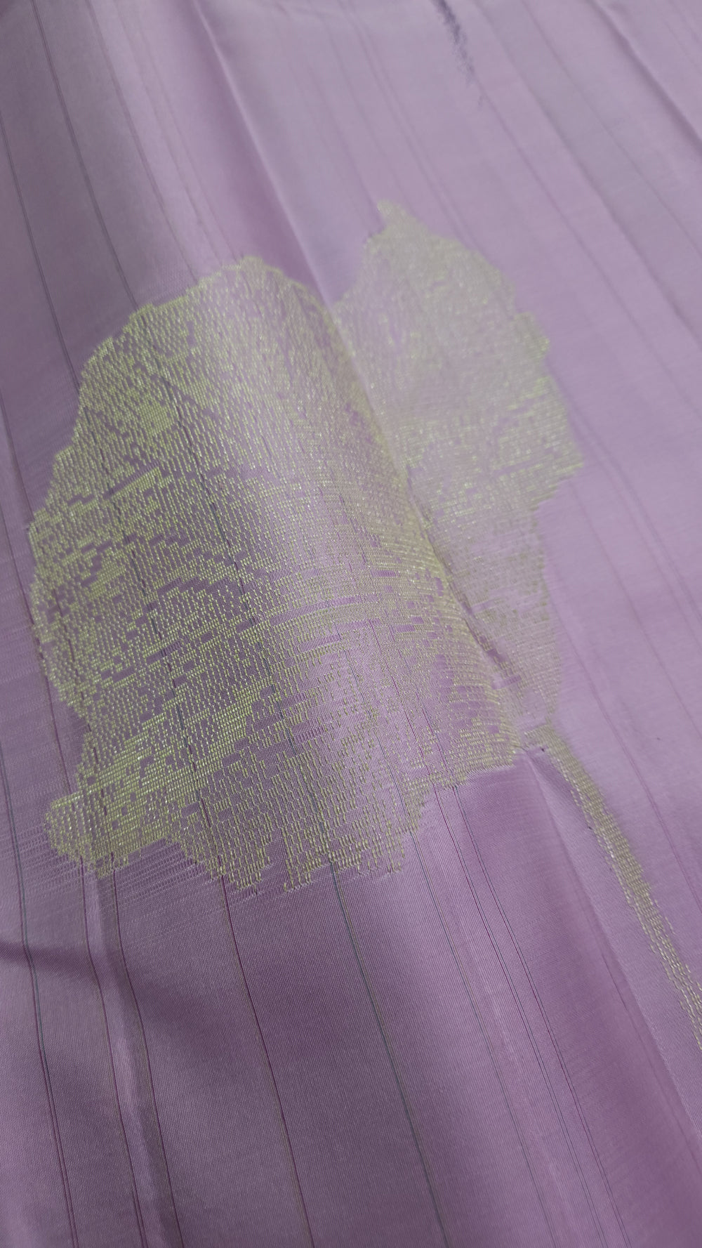 Lovely Lavender Pure Kancheepuram Silk Saree
