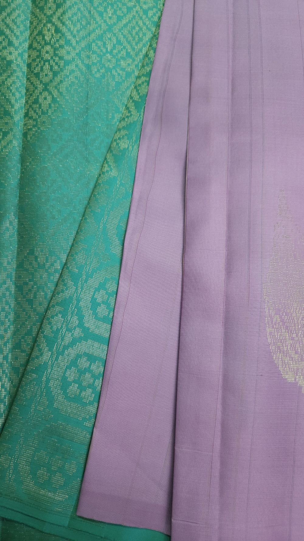 Lovely Lavender Pure Kancheepuram Silk Saree