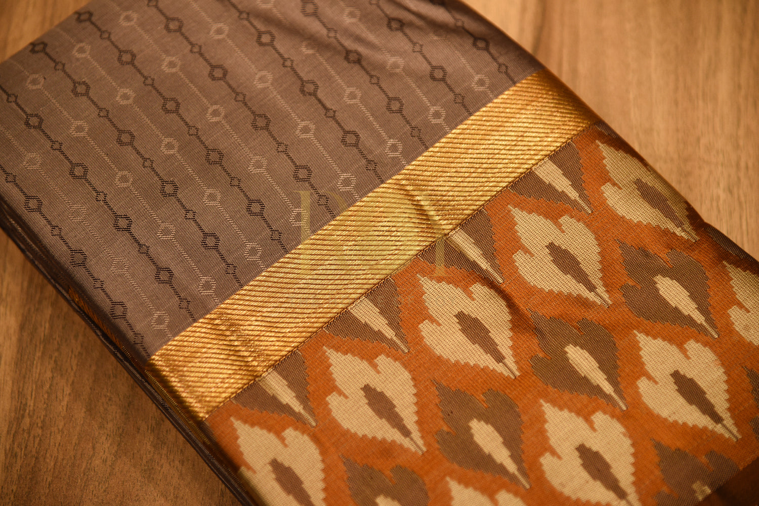 Lavender Fancy Border Saree