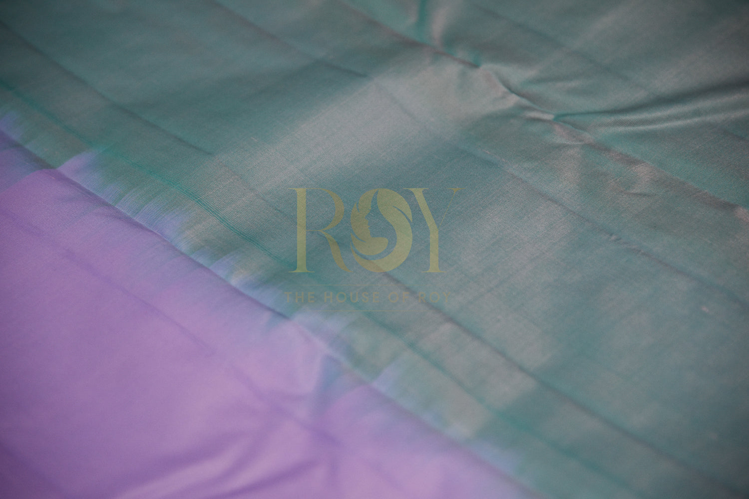 Lilac Silk Saree with Gold Jari