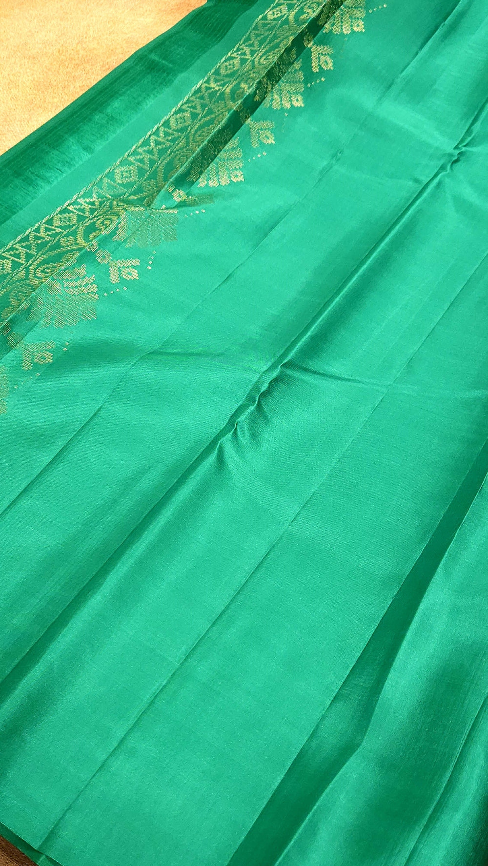 Pure Kancheepuram Silk Saree - Fanta Orange