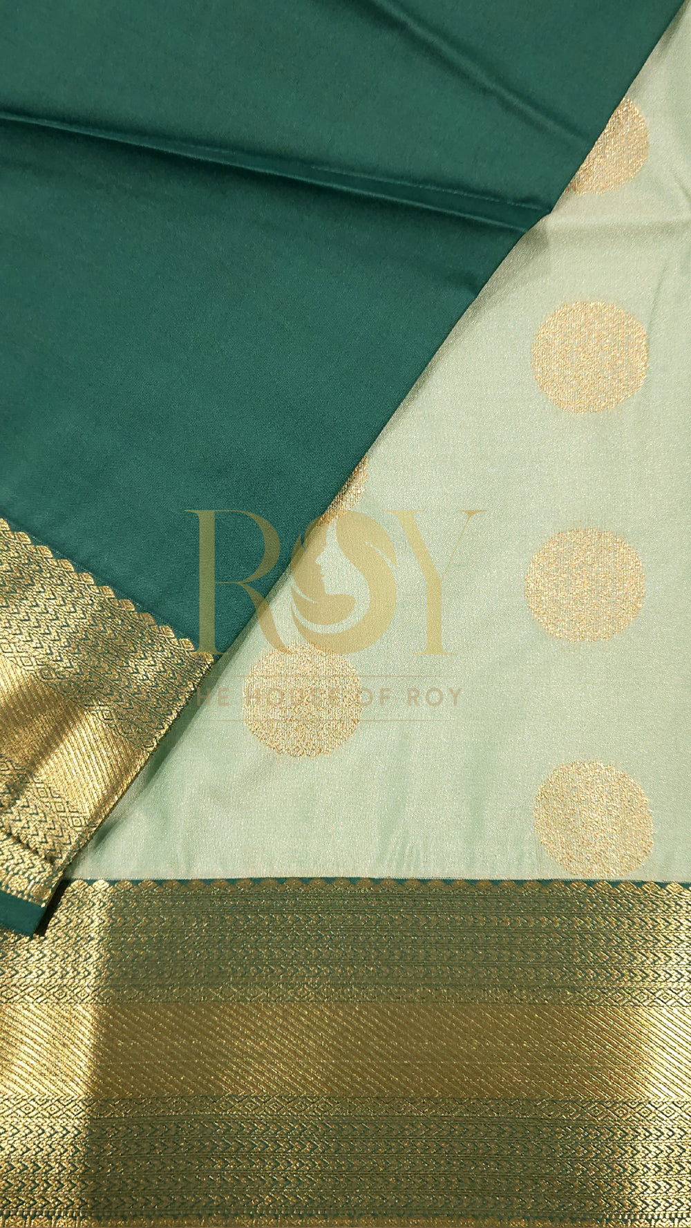 Mint Green Mix Soft Silk Saree