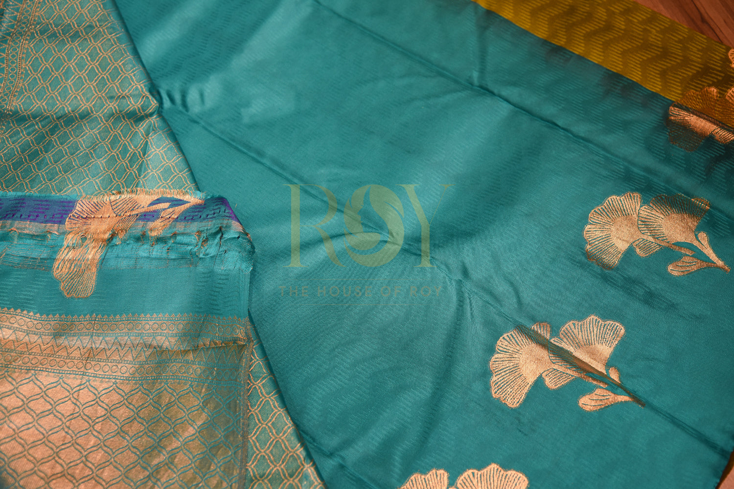 Pure Soft Silk Moss Green Saree