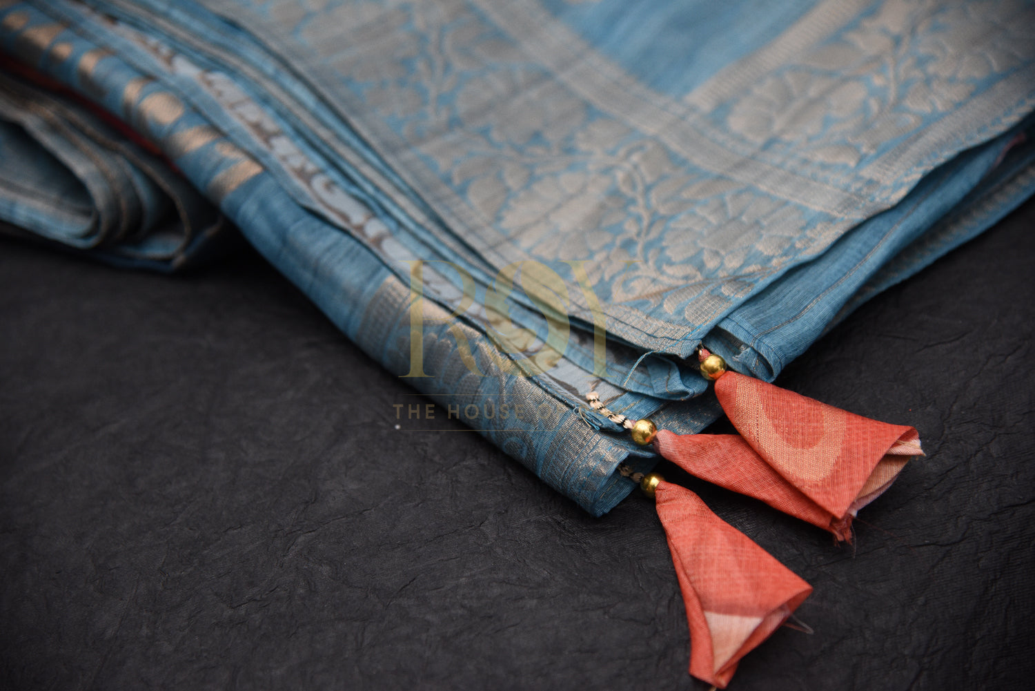 Multicolour Saree with Abstract Print