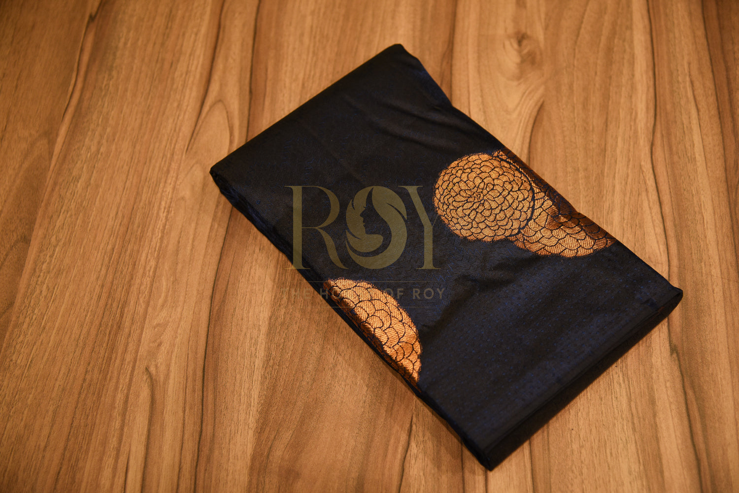Pure Soft Silk Navy Blue Saree