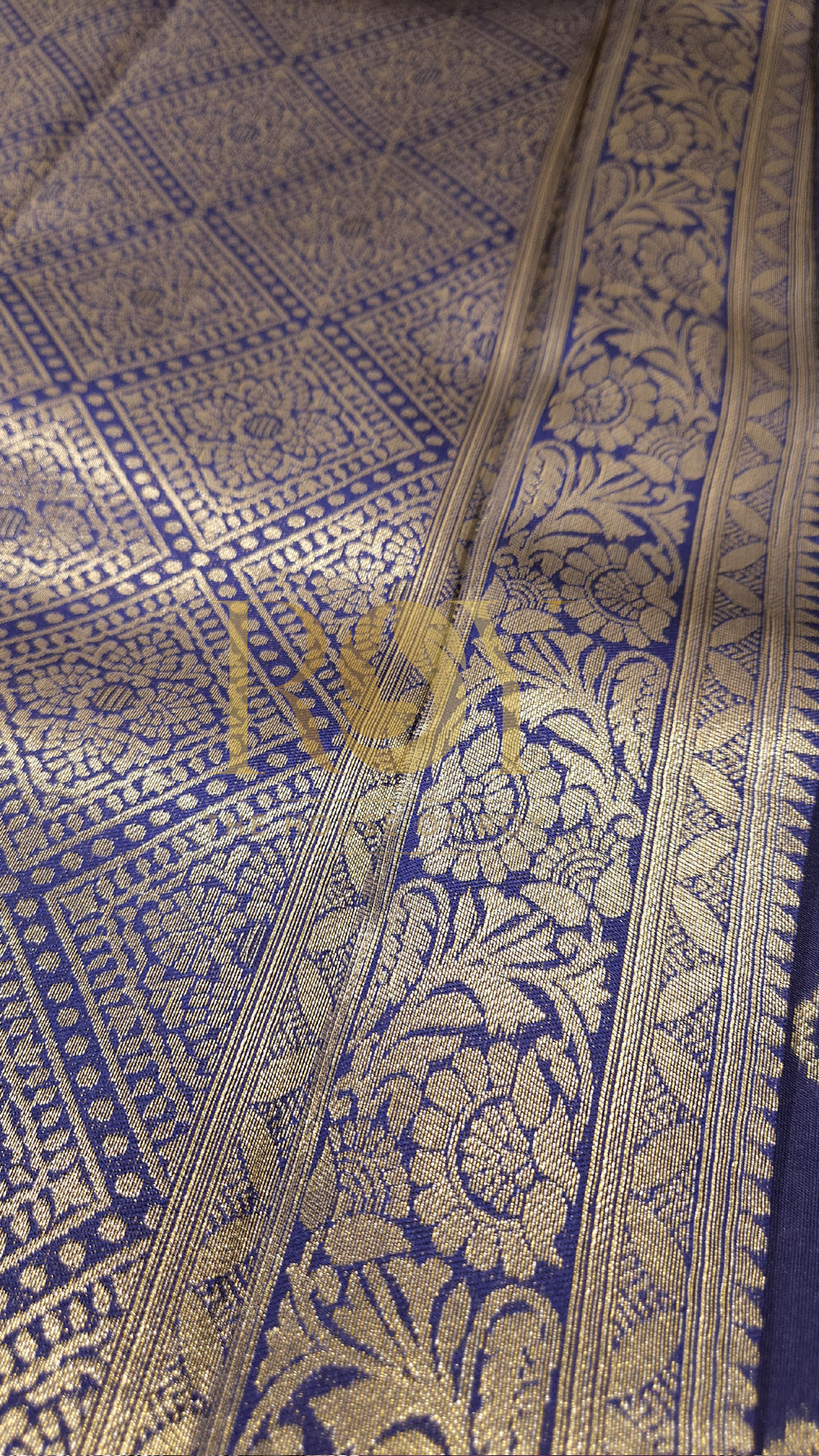 Royal Blue Art Silk Saree