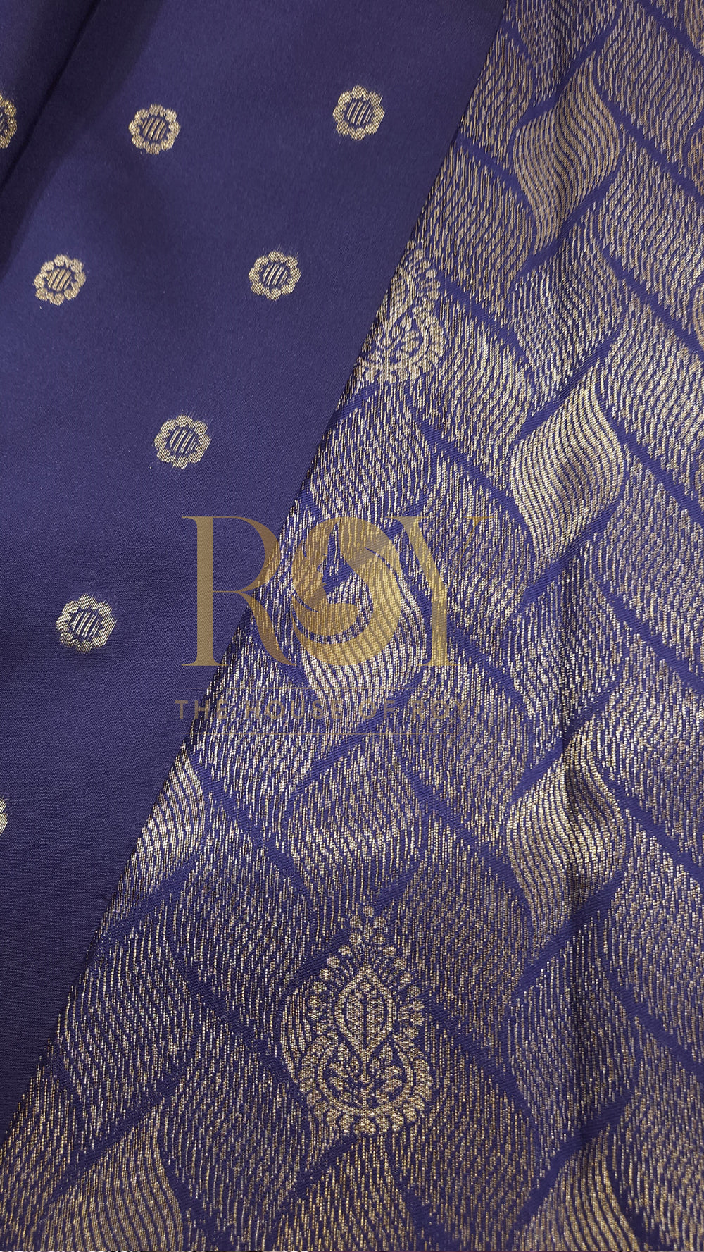 Royal Blue Art Silk Saree