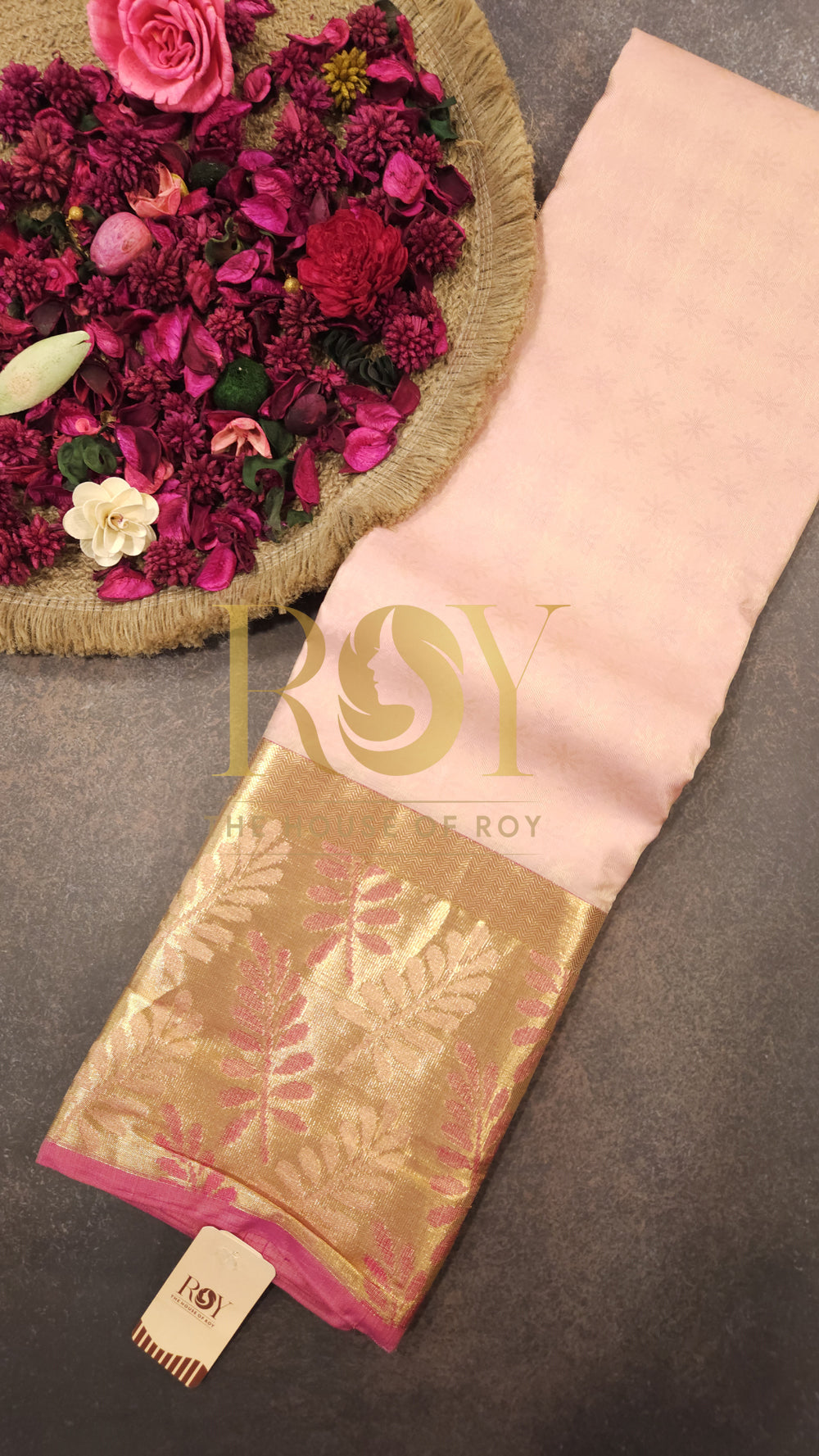 Self Design Pure Silk Saree