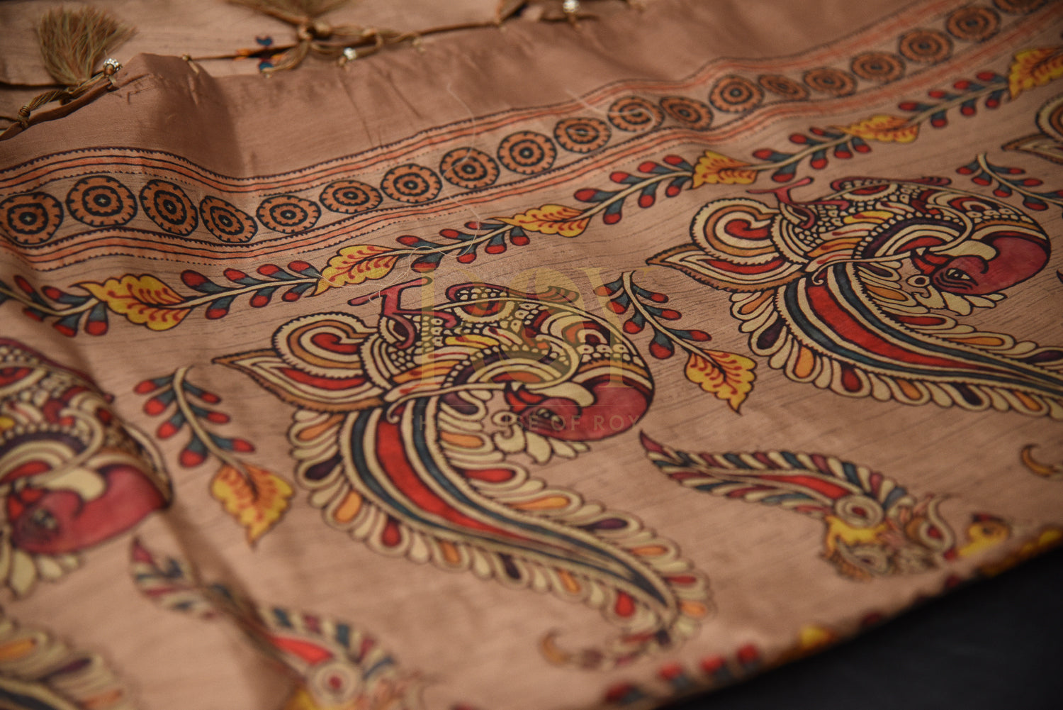 Peacock Raw Silk Saree