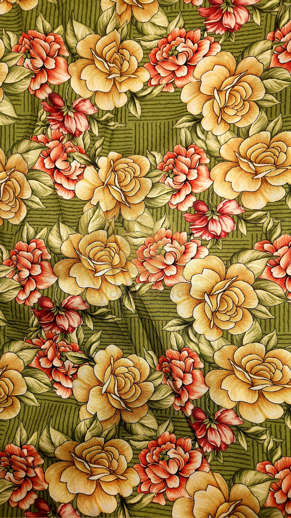 Floral Border Pista Green Silk Saree