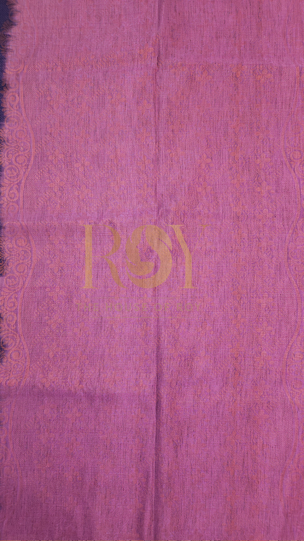 Prussian blue soft slub silk