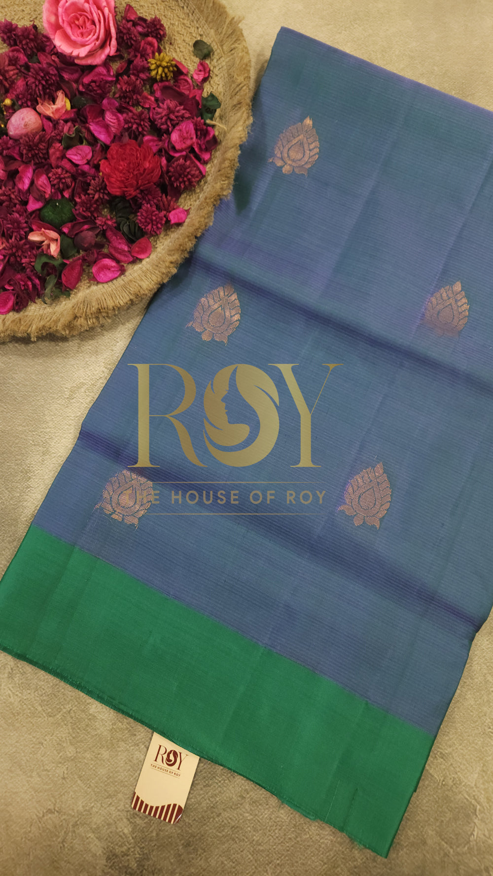 Pure Paper Silk Sarees Dual Tone
