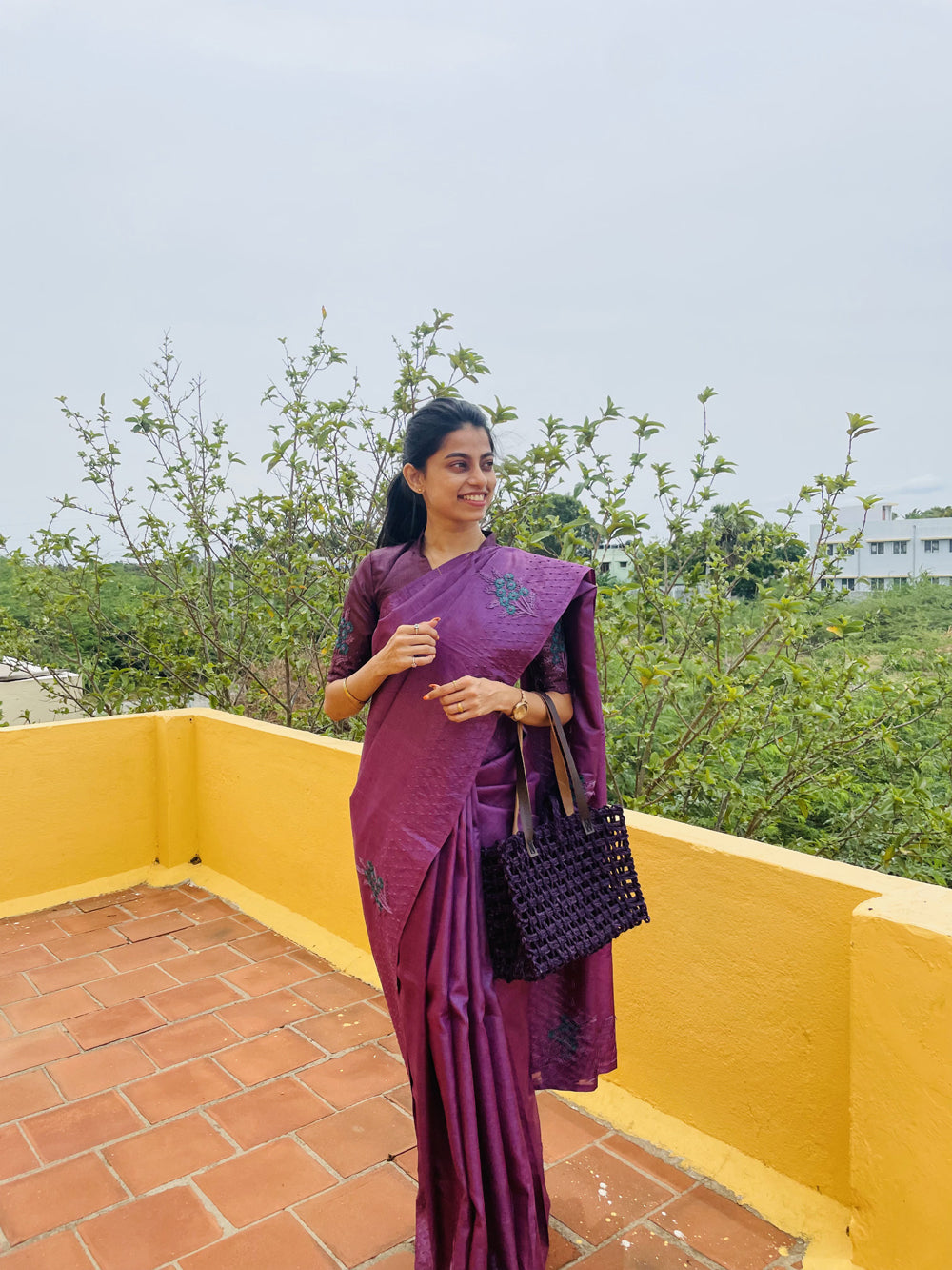 Pure Tussar Silk Bullion Knots Sarees