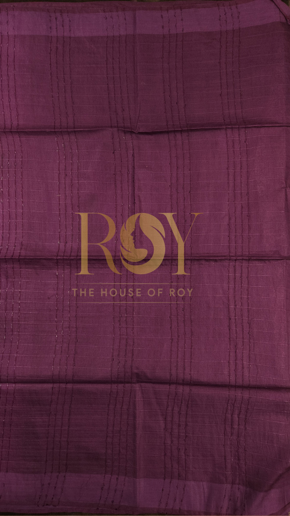 Purple Floral Print Saree