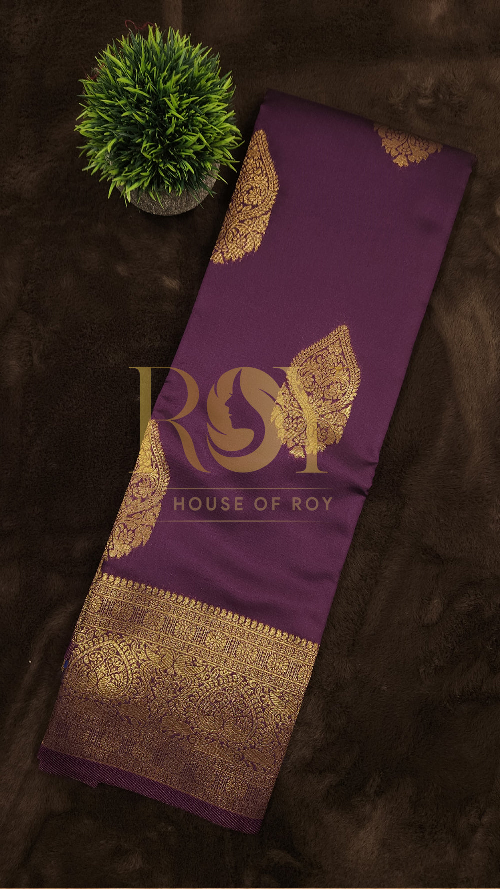 Purple Mix Soft Silk Saree