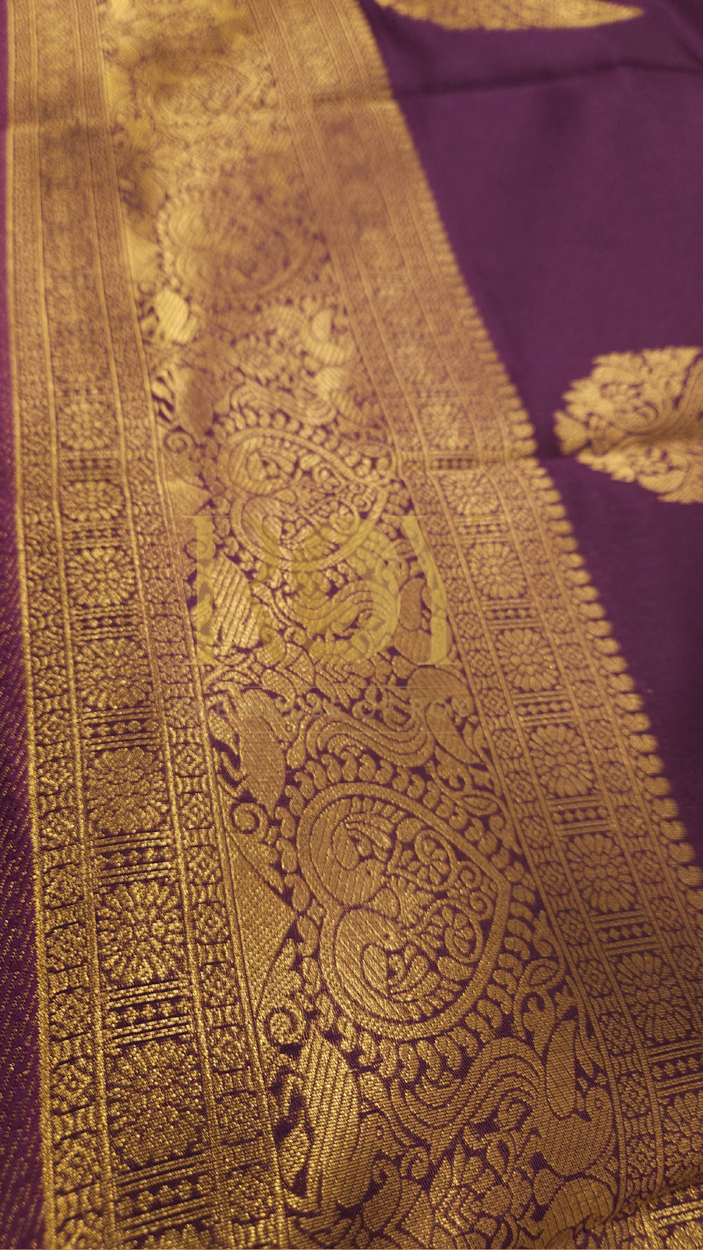 Purple Mix Soft Silk Saree
