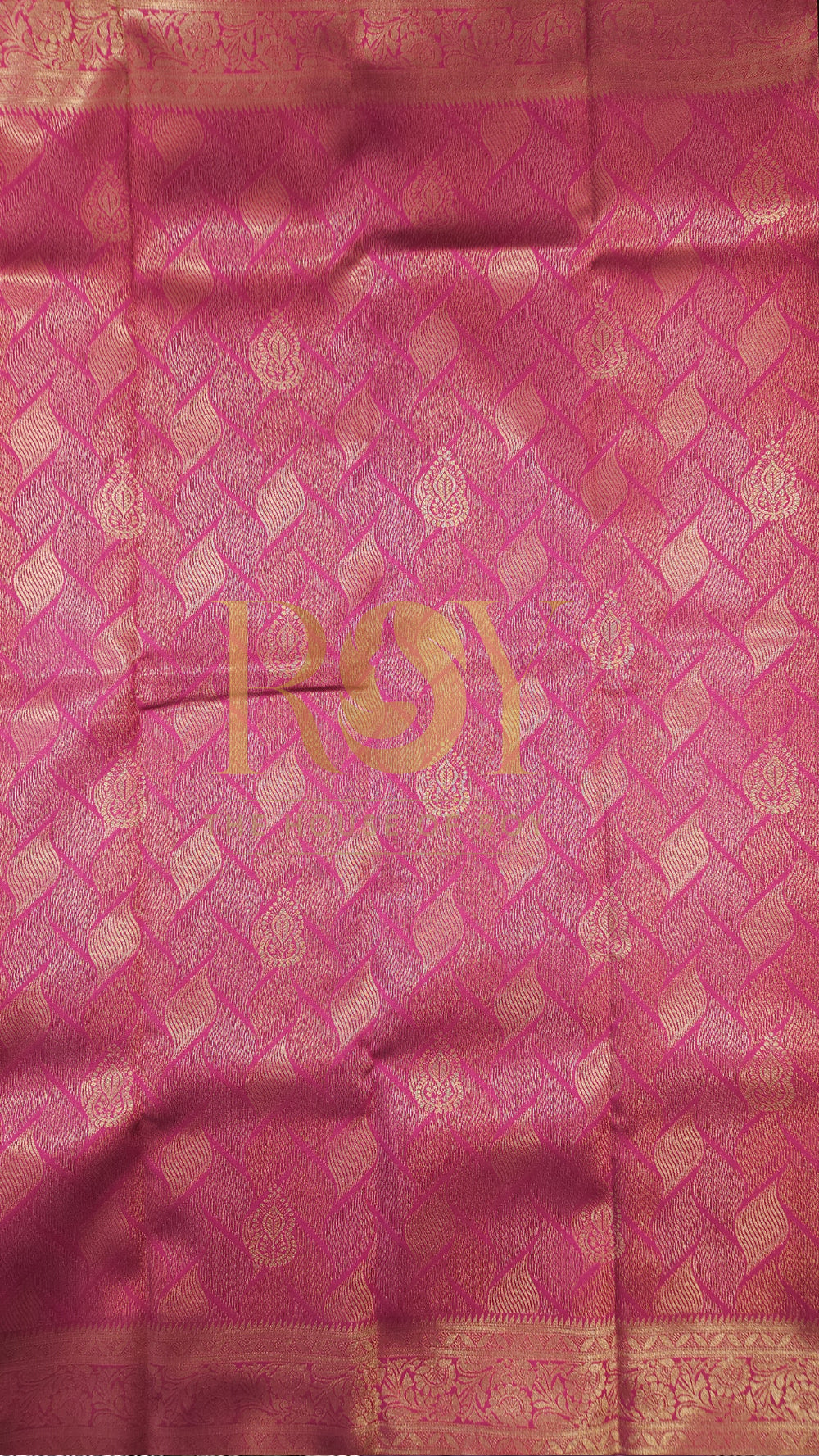 Rani Pink Art Silk Saree