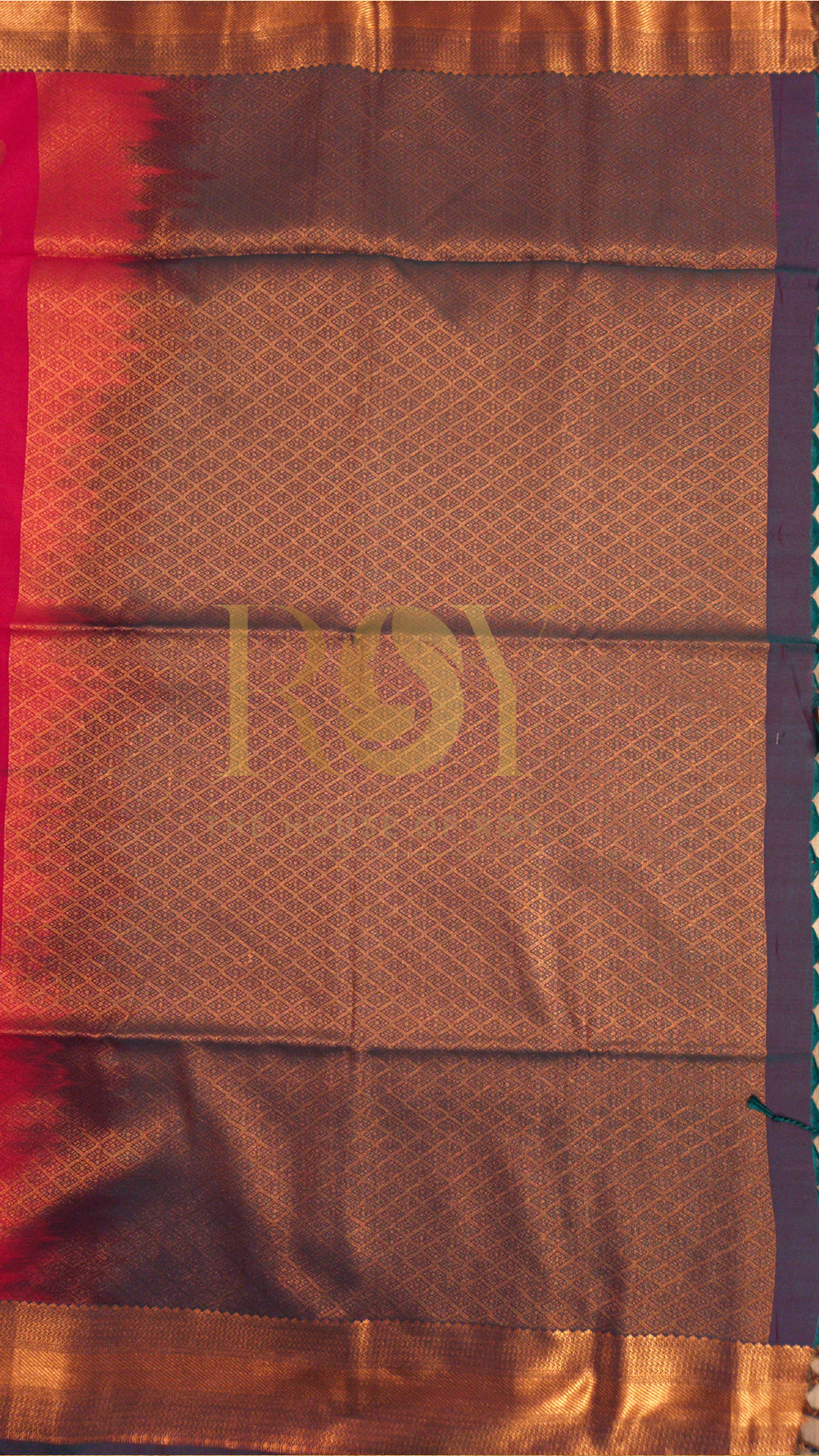 Rani Pink Mix Soft Silk Saree