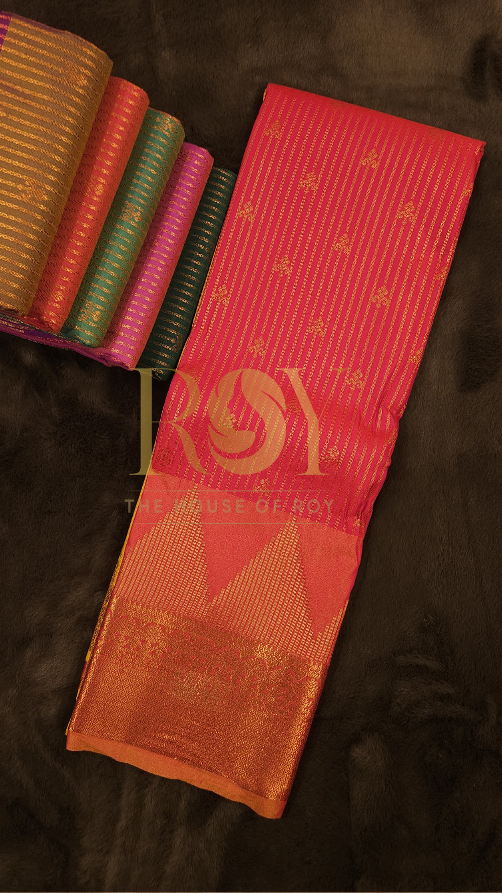 Red Mix Soft Silk Saree