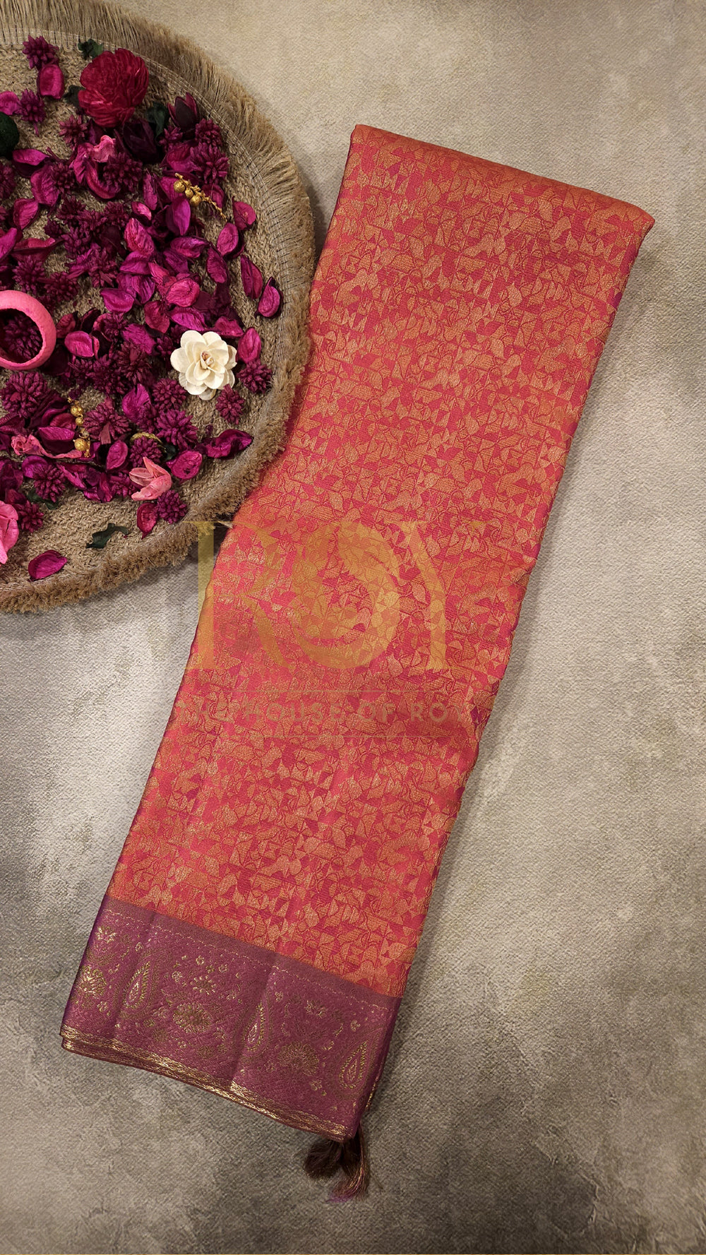 Flames Kancheepuram Pure Soft Silk Saree