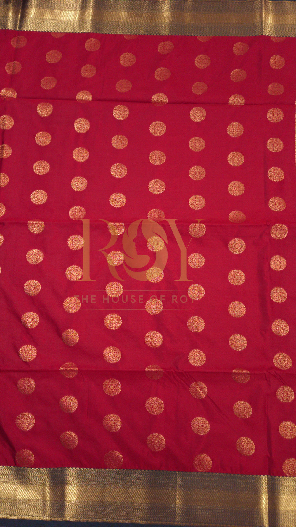 Bright Red Mix Soft Silk Saree