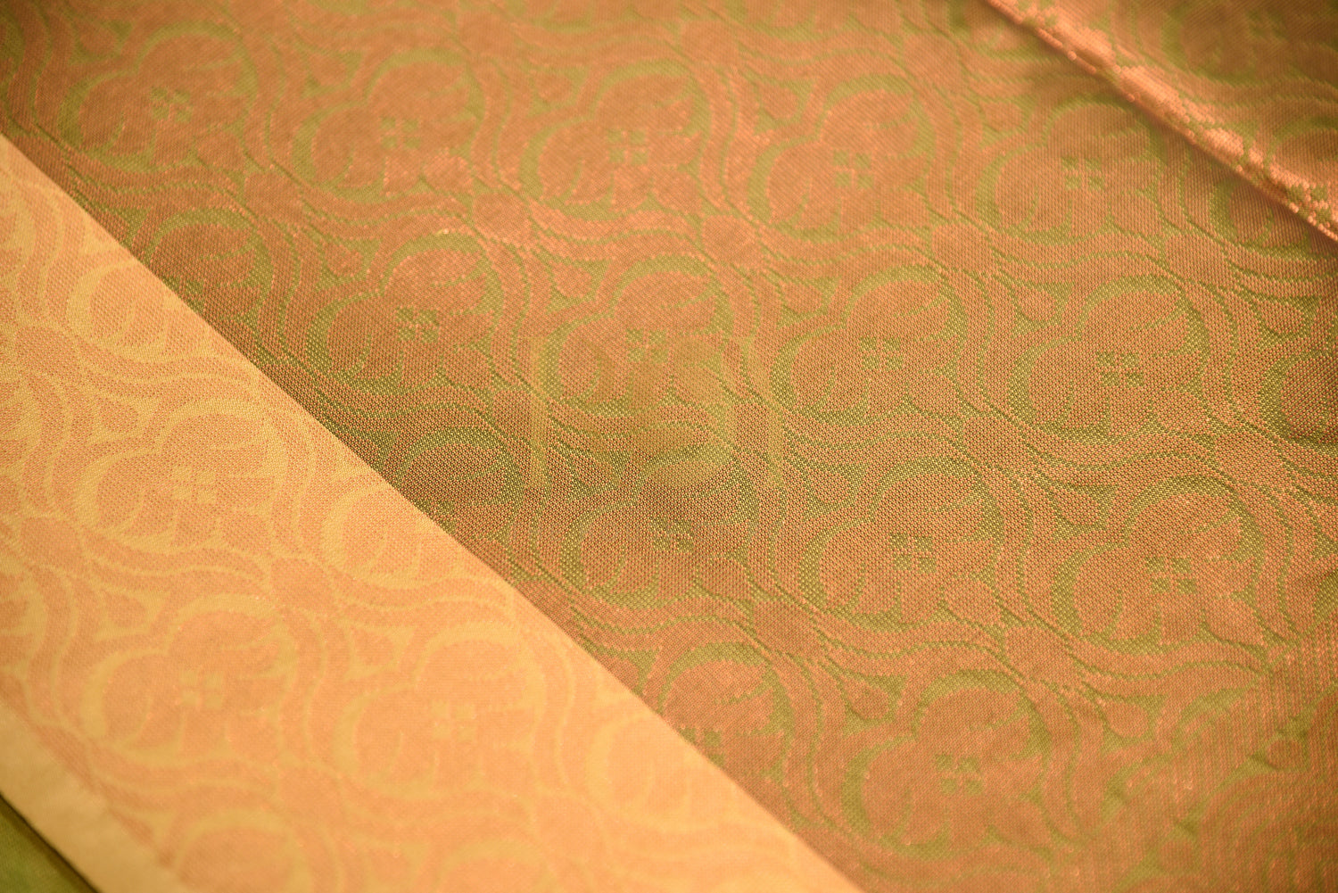 Green Soft Silk Saree with Rich Jari Pallu