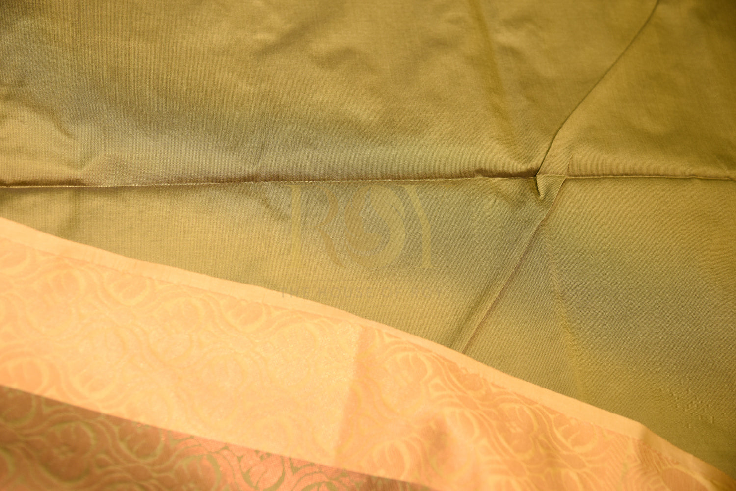 Soft Silk Saree with Rich Jari Pallu in Brown