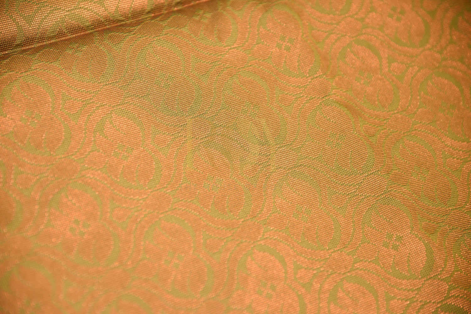 Soft Silk Saree with Rich Jari Pallu in Brown