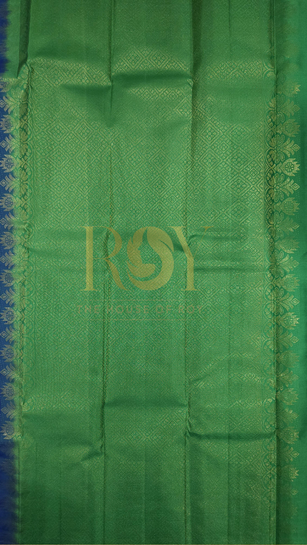 Royal Blue Soft Silk Kanchipuram Silk Saree