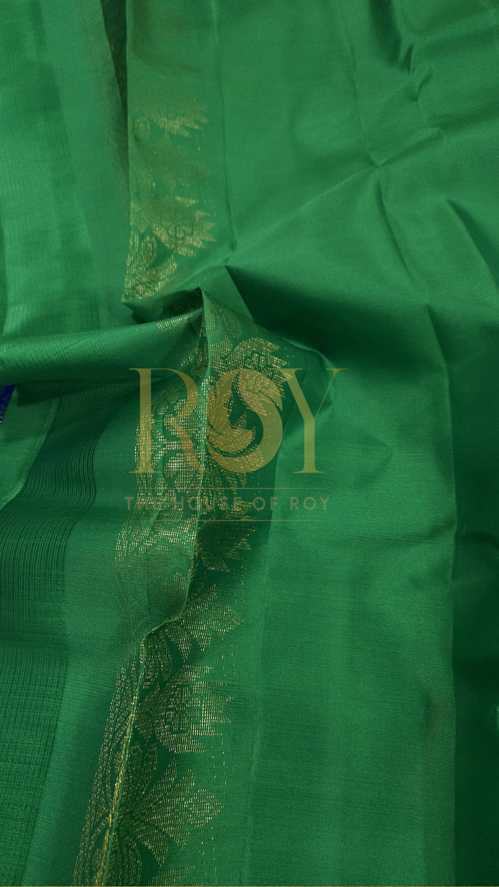 Royal Blue Soft Silk Kanchipuram Silk Saree