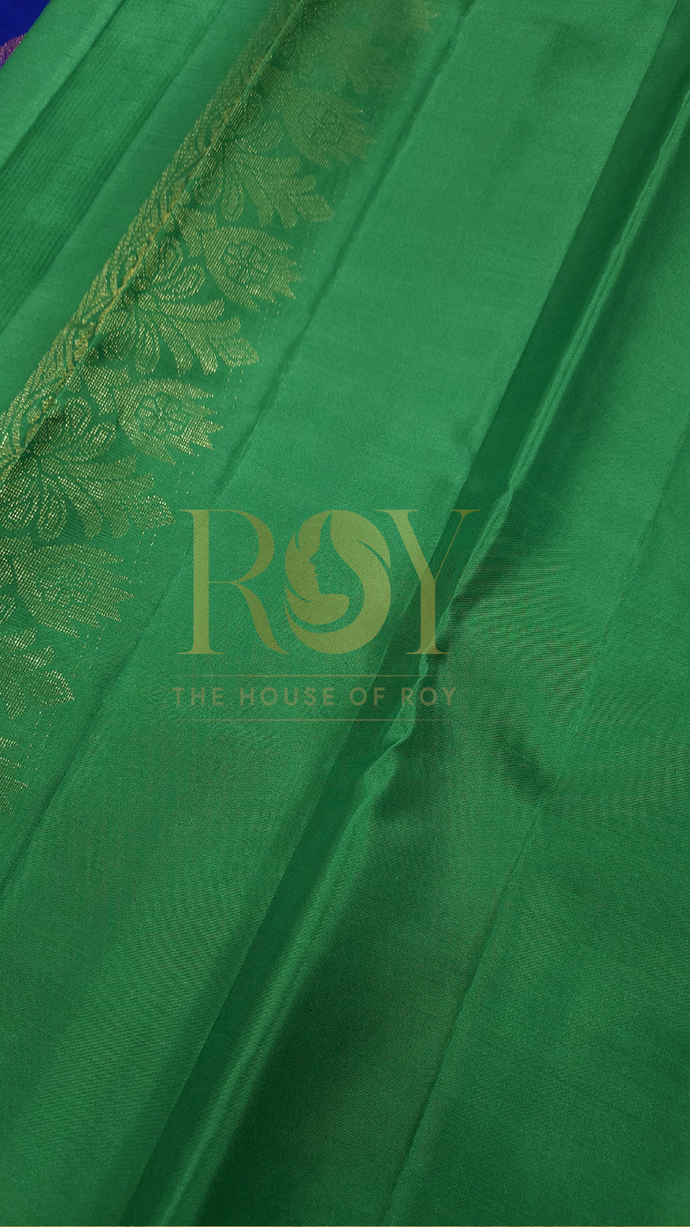 Royal Blue Soft Silk Kanchipuram Silk Saree