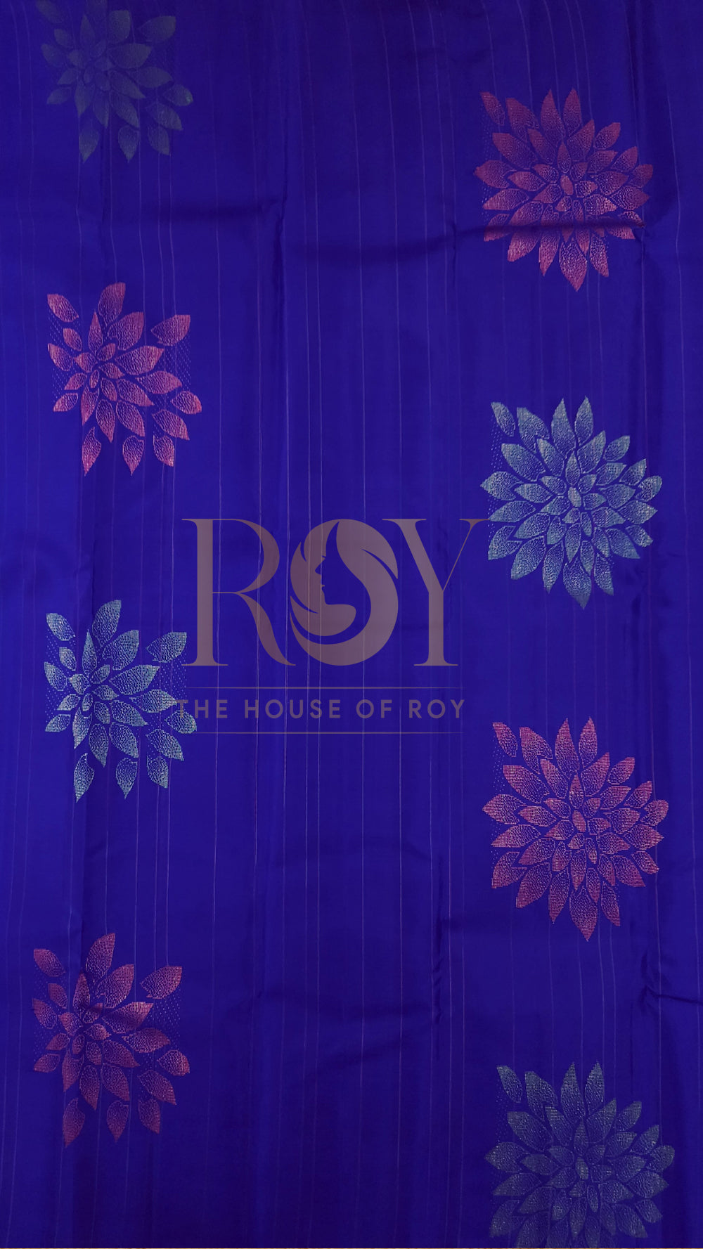 Royal Blue Soft Silk Kanchipuram Silk Saree