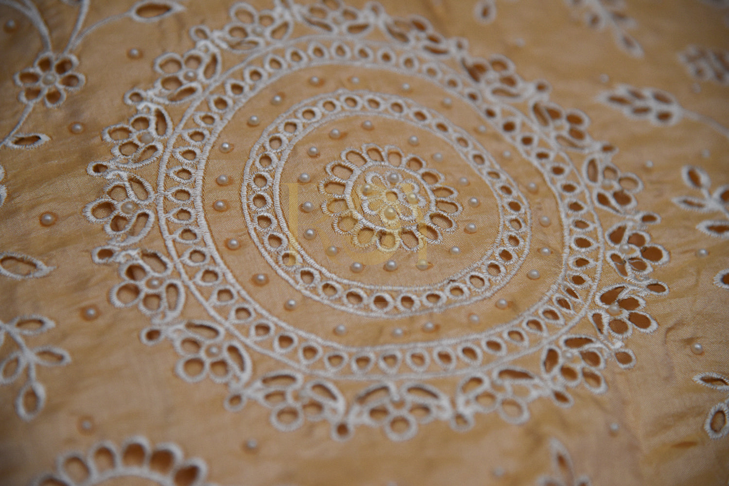 White Floral Silk Cotton Saree