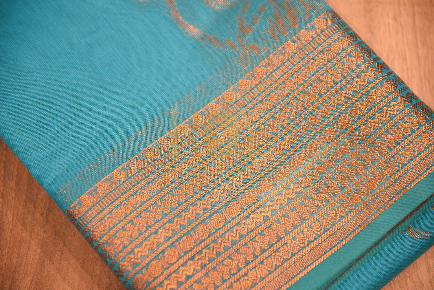 Blue Kota Cotton Saree