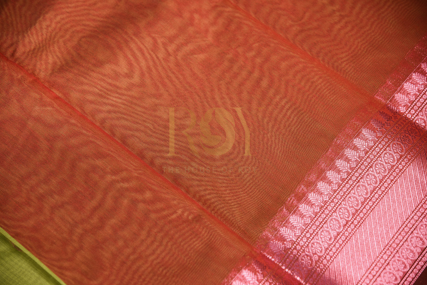 Kota Cotton Saree Moss Green