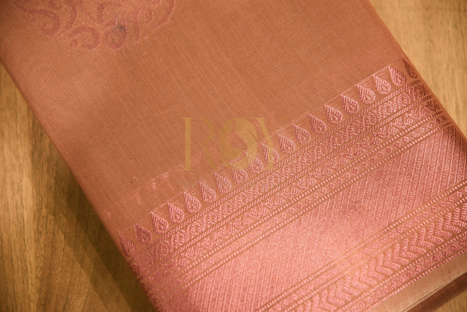 Mauve Pink Kota Cotton Saree