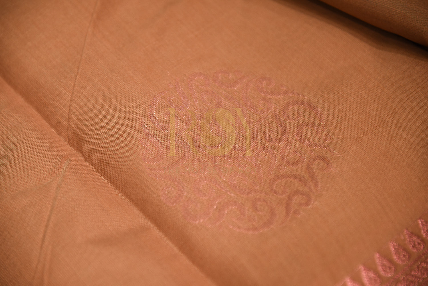 Mauve Pink Kota Cotton Saree