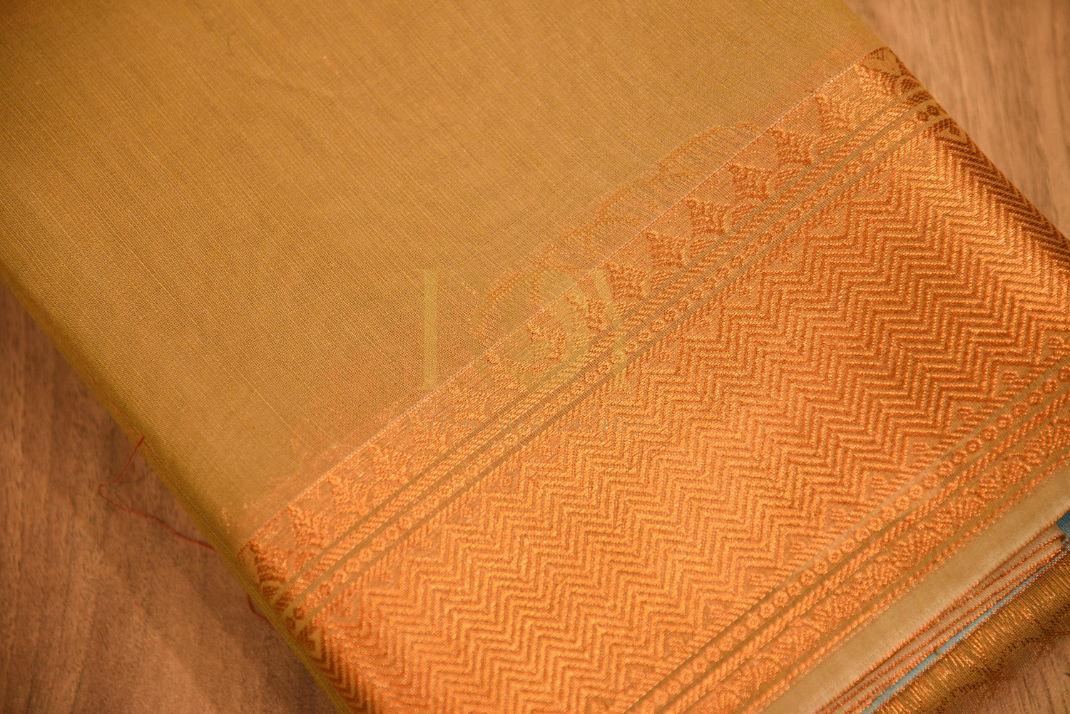 Beige Hex Kota Cotton Saree