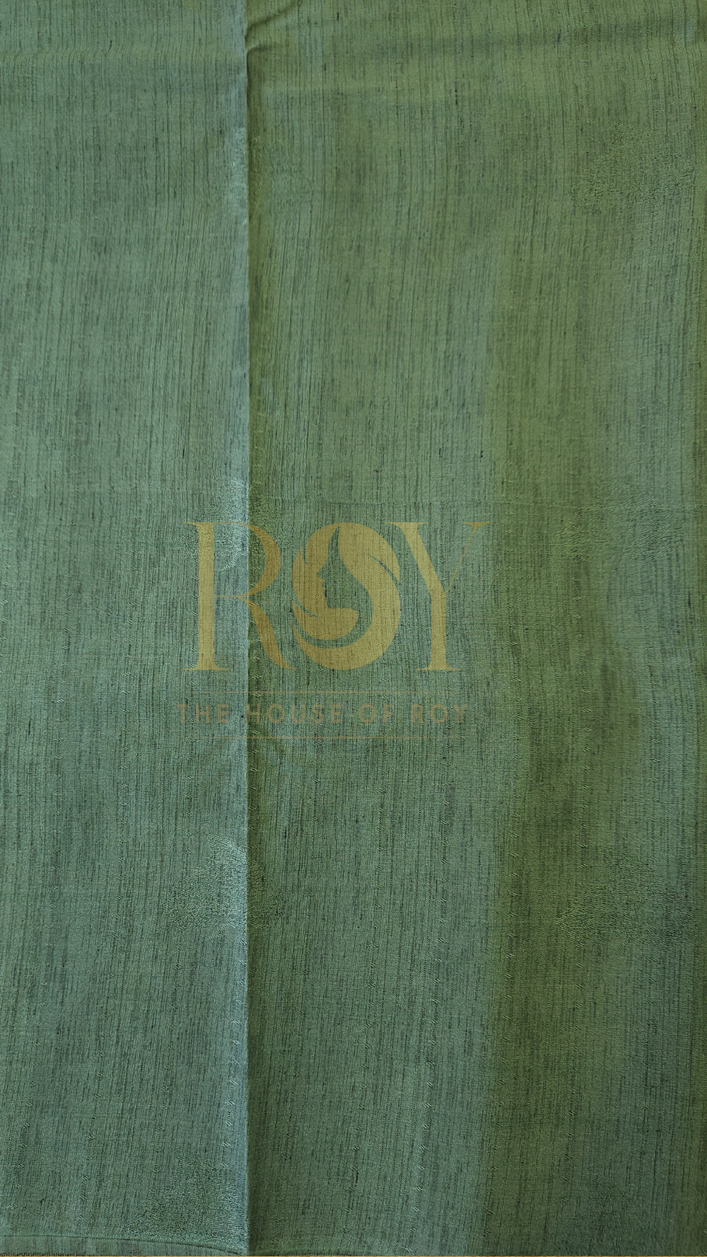 Slub silk Sea green