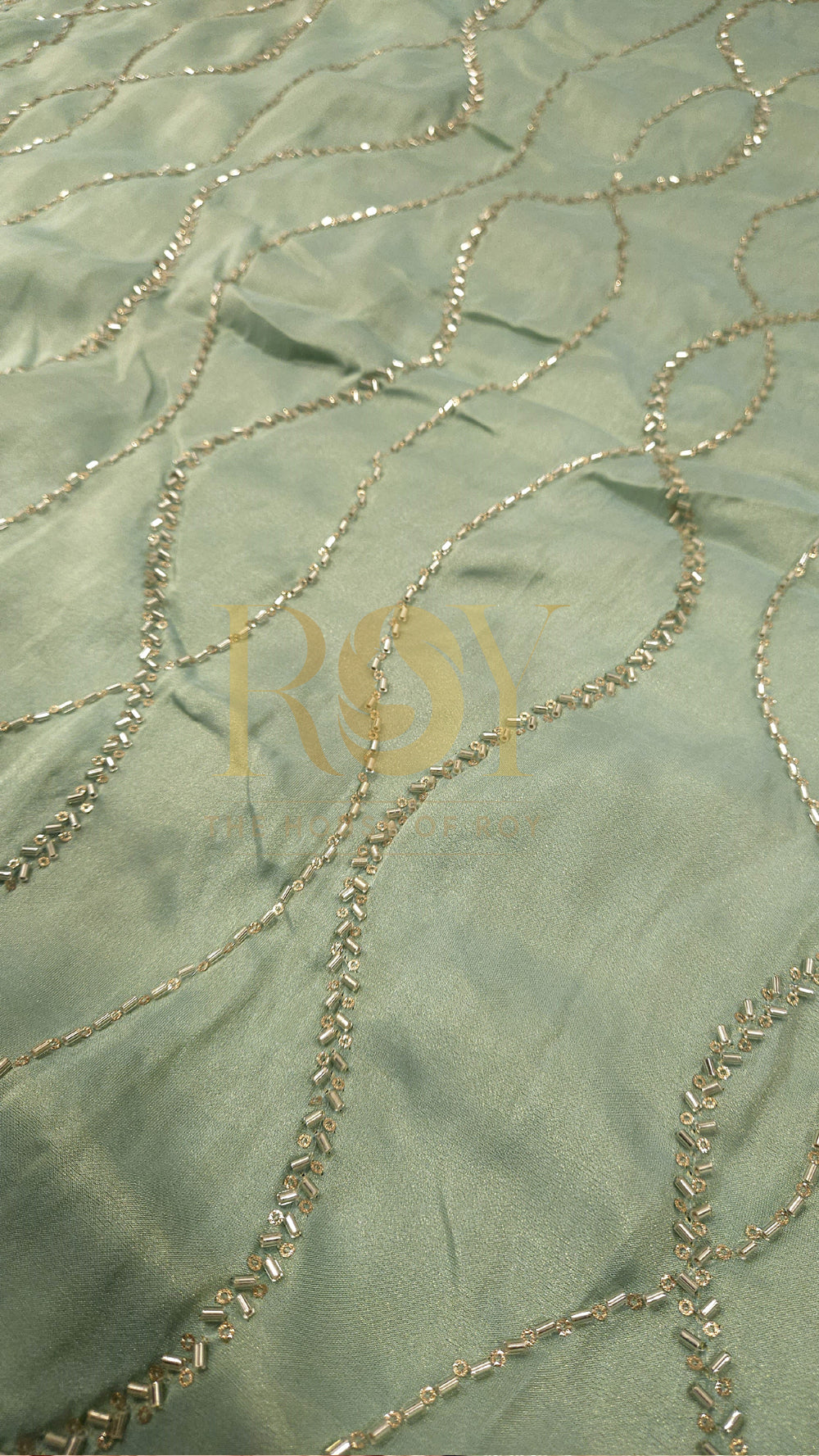 Sea Green Party Wear Saree