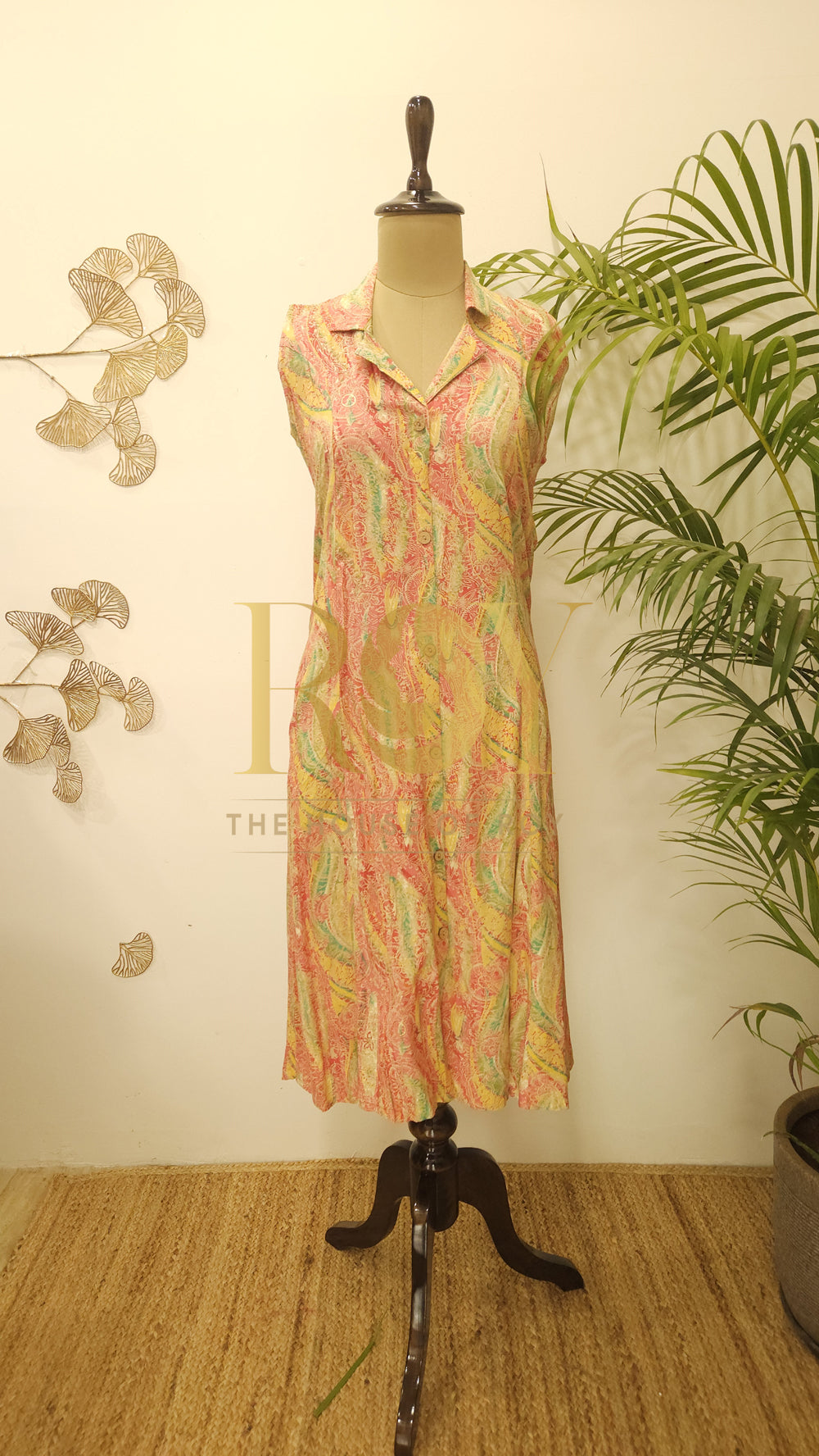 Multicolored Shirt Dress