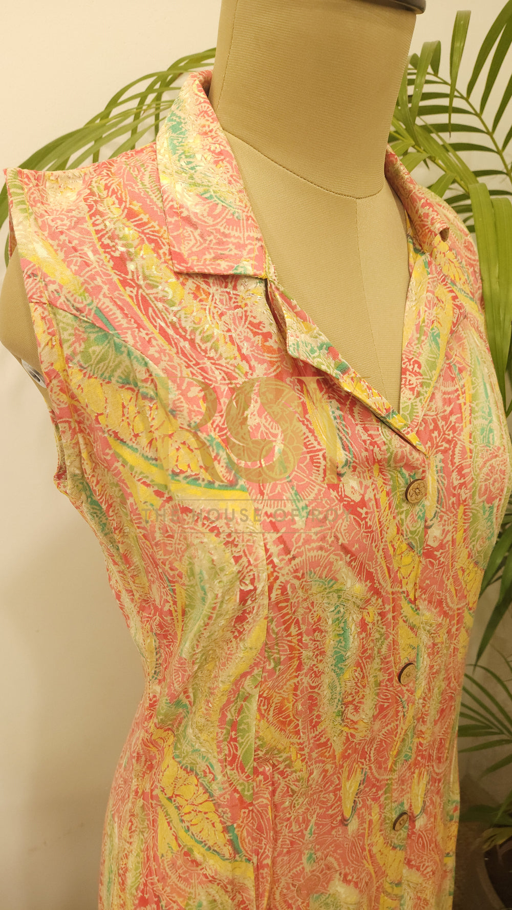 Multicolored Shirt Dress