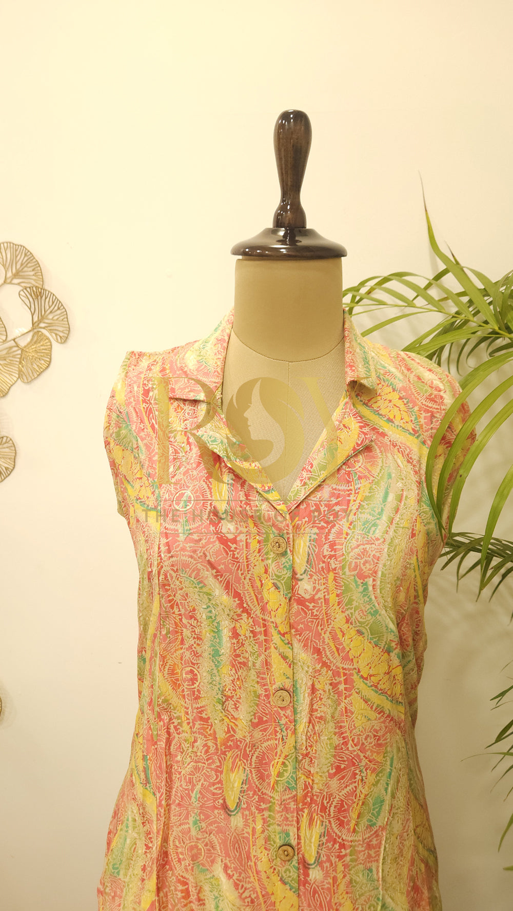 Multicolored Shirt Dress