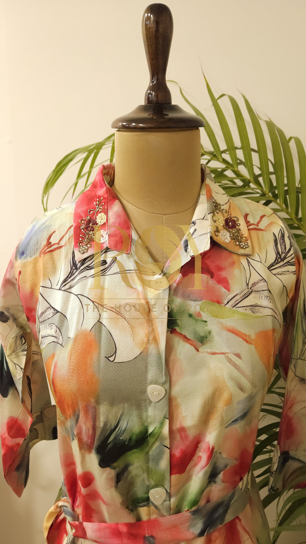 Multicolour Shirt Dress/Kurti